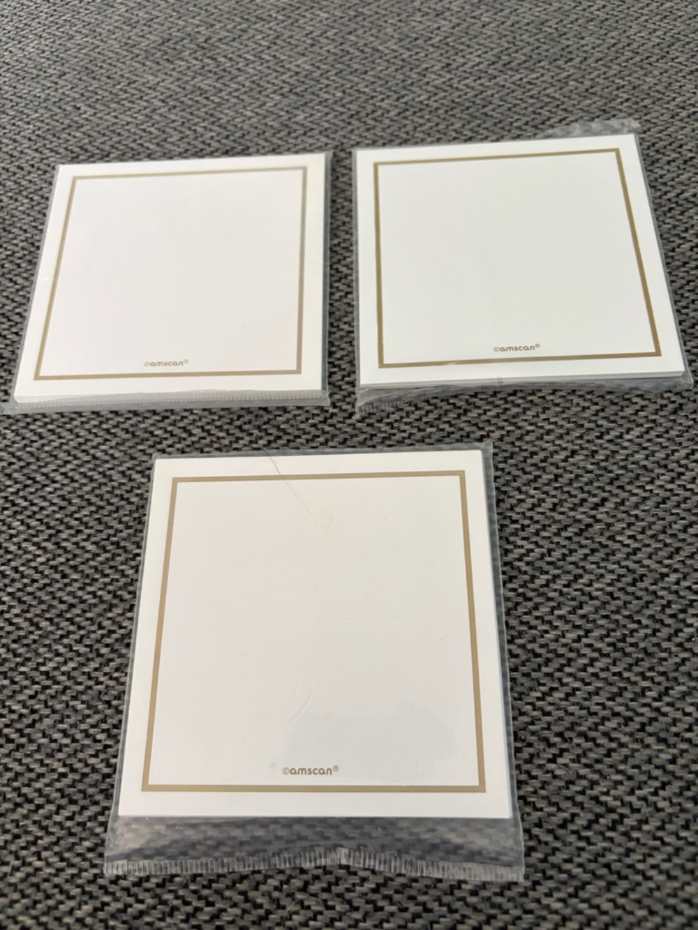 Vintage 1996 Amscan Classic Wedding Place Cards
